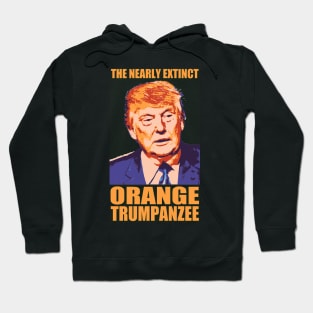 THE NEARLY EXTINCT ORANGE TRUMPANZEE Hoodie